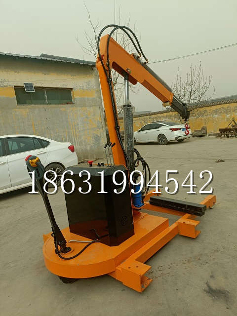 红桥区自卸车厢随车吊 自制轮式四不像起重机 四驱平板吊 5吨 贵盛